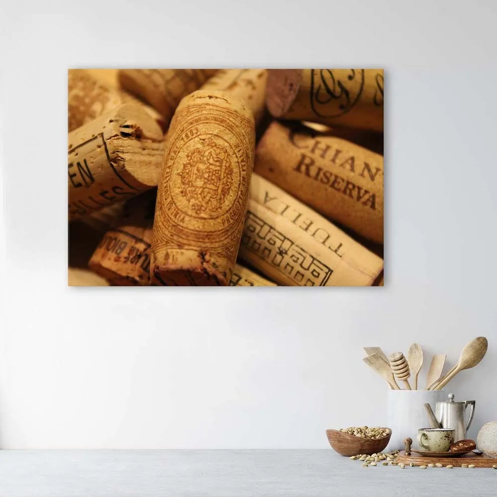 obraz-na-plotnie-korek-wina-100x70