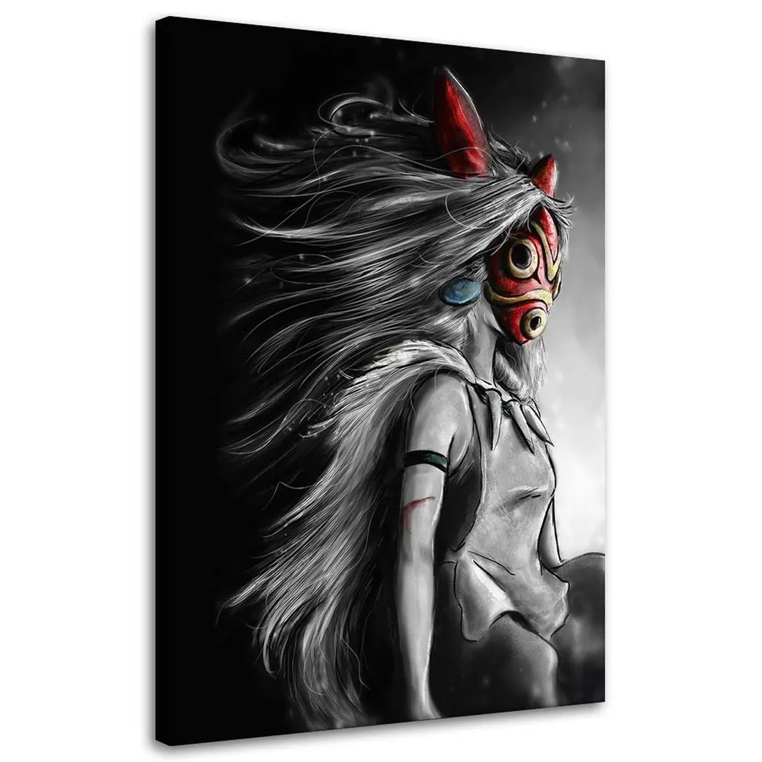 obraz-na-plotnie-anime-princess-mononoke-60x90-stan-nowy