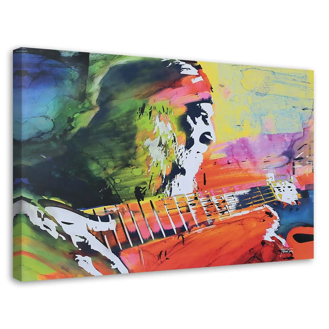 obraz-na-plotnie-kurt-cobain-nirvana-90x60-stan-nowy