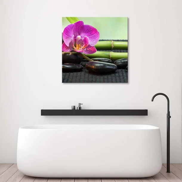 obraz-na-plotnie-zen-orchidea-40x40-stan-nowy