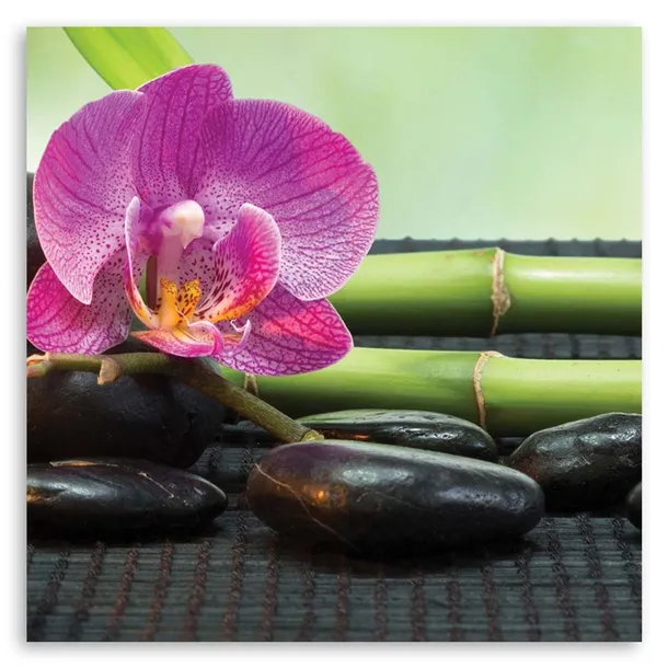 obraz-na-plotnie-zen-orchidea-50x50-sposob-wykonania-druk-cyfrowy