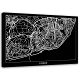 obraz-na-plotnie-lizbona-plan-miasta-90x60
