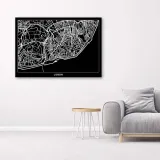 obraz-na-plotnie-lizbona-plan-miasta-90x60-stan-nowy