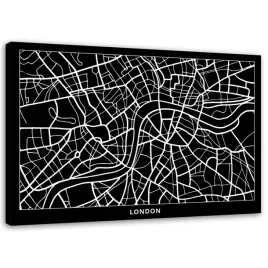 obraz-na-plotnie-londyn-plan-miasta-120x80