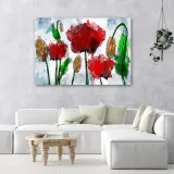 obraz-na-plotnie-czerwone-maki-akwarela-100x70-stan-nowy