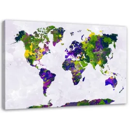 obraz-na-plotnie-malowana-mapa-biuro-90x60