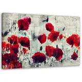 obraz-na-plotnie-malowane-czerwone-maki-90x60