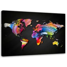 obraz-na-plotnie-mapa-kolorowa-90x60