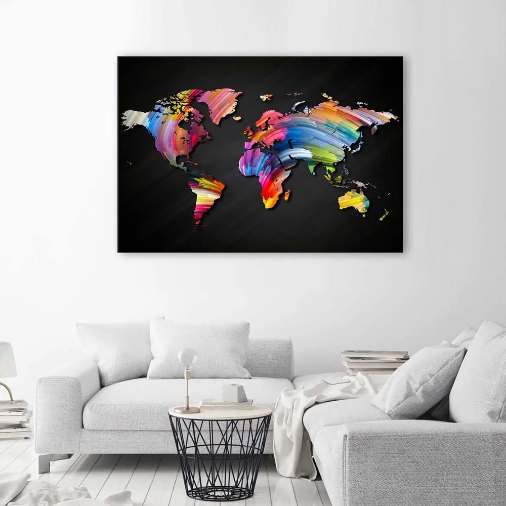 obraz-na-plotnie-mapa-kolorowa-90x60