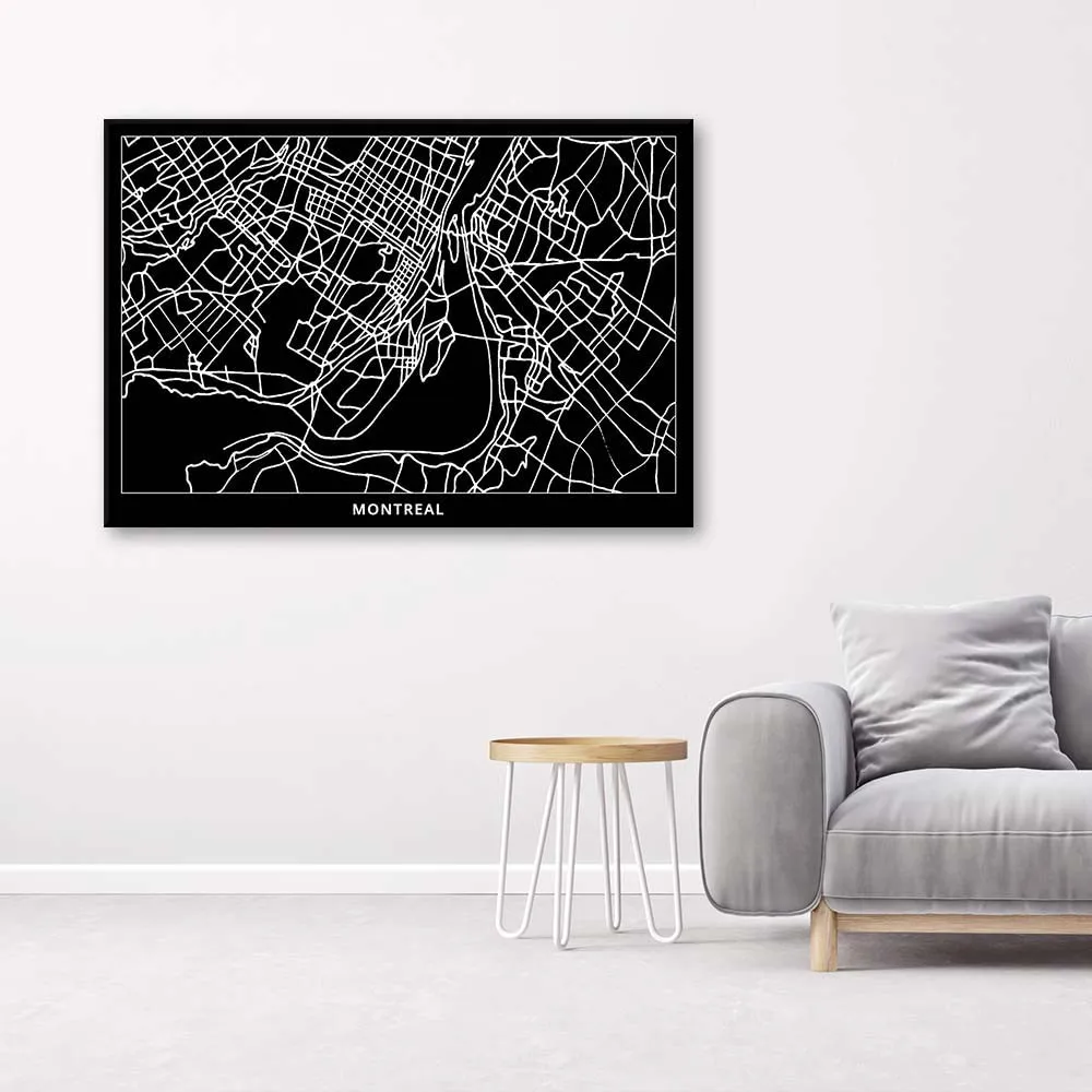 obraz-na-plotnie-montreal-plan-miasta-100x70