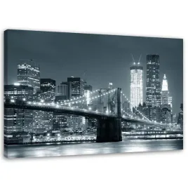 obraz-na-plotnie-nowy-jork-most-manhattan-60x40