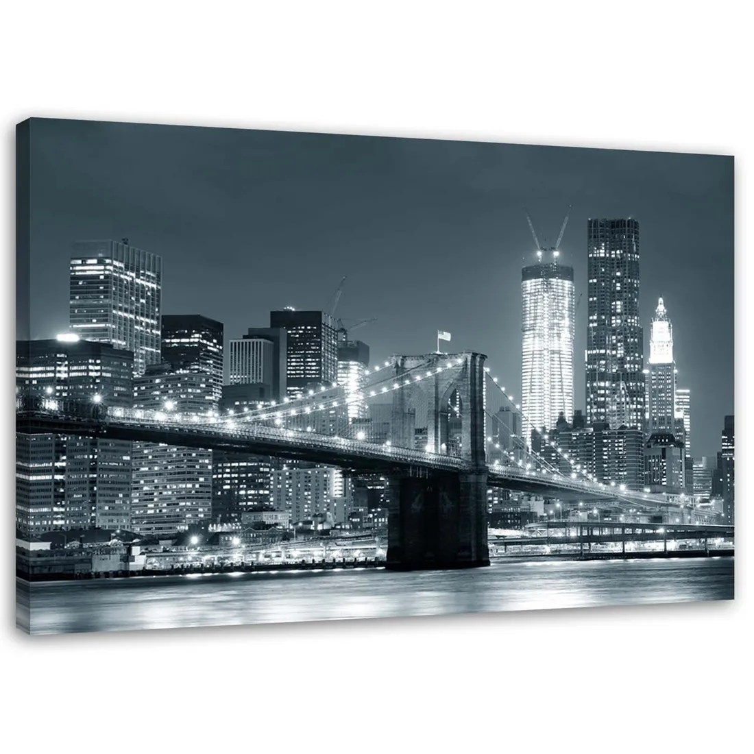 obraz-na-plotnie-nowy-jork-most-manhattan-60x40-stan-nowy