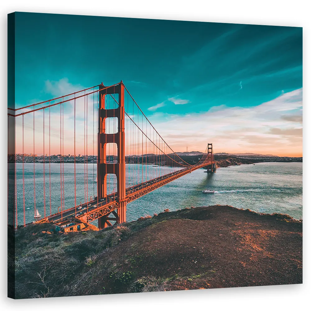 obraz-na-plotnie-most-golden-gate-80x80-stan-nowy