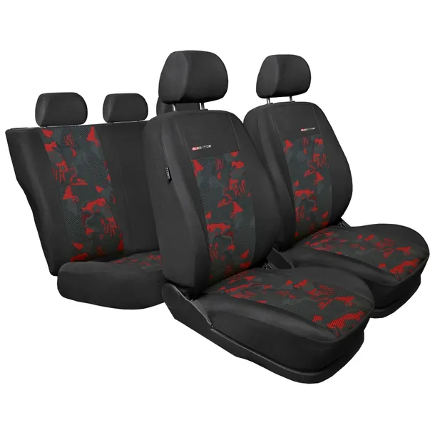pokrowce-auto-dekor-elegance-czerwone-stan-nowy
