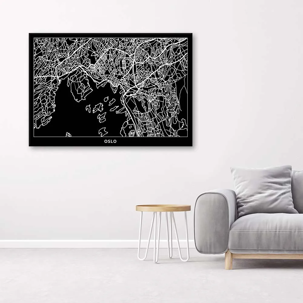 obraz-na-plotnie-oslo-plan-miasta-100x70