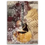 obraz-na-plotnie-gitara-muzyka-retro-40x60-sposob-wykonania-druk-cyfrowy