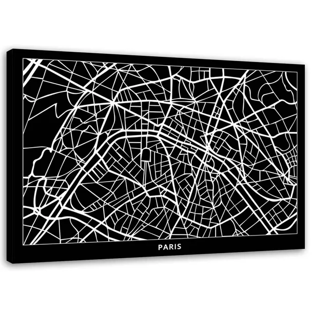 obraz-na-plotnie-paryz-plan-miasta-120x80