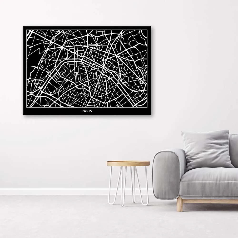 obraz-na-plotnie-paryz-plan-miasta-120x80