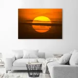 obraz-na-plotnie-zachod-slonca-100x70-stan-nowy