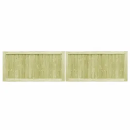 furtki-ogrodowe-2-szt-impregnowana-sosna-300-x-75-cm