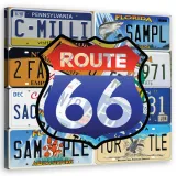 obraz-na-plotnie-route-66-40x40