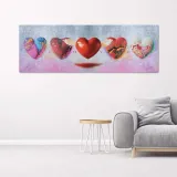 obraz-na-plotnie-serce-love-czerwony-120x40-stan-nowy