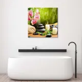 obraz-na-plotnie-swiece-storczyk-zen-spa-60x60-stan-nowy