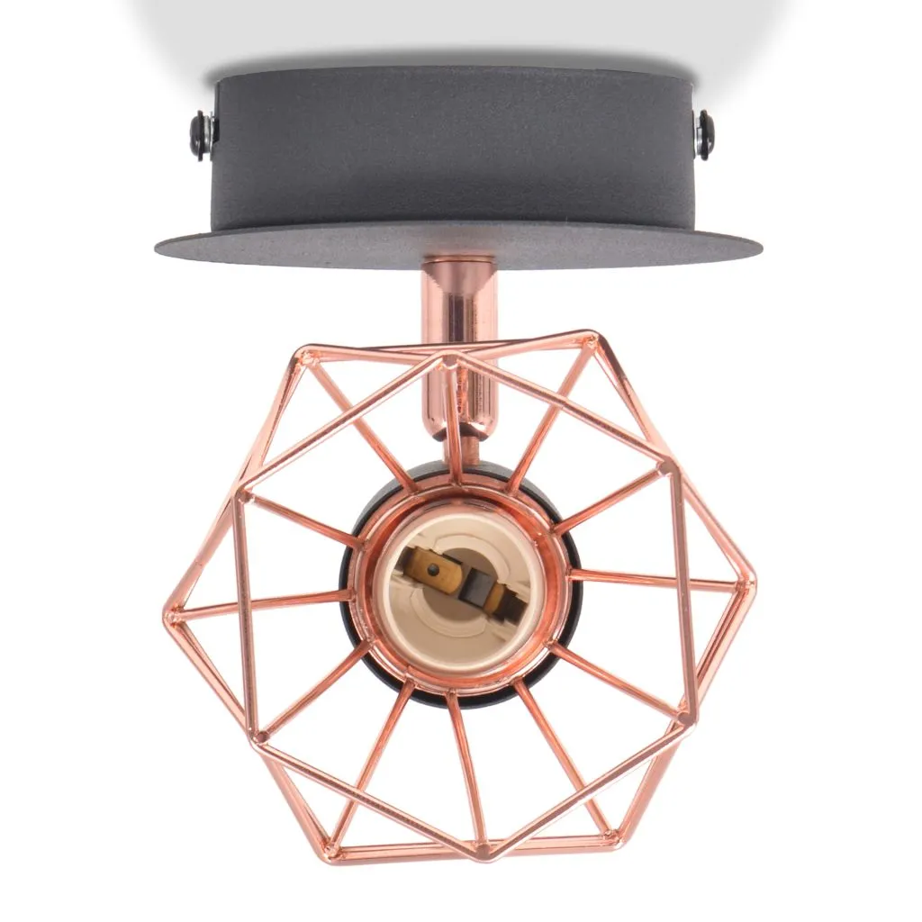 lampy-scienne-2-szt-e14-czarno-miedziane
