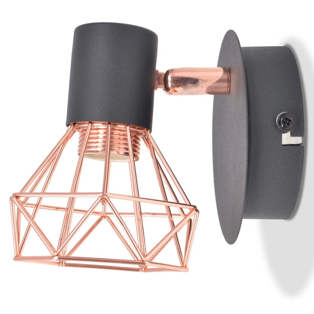 lampy-scienne-2-szt-e14-czarno-miedziane