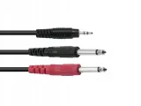 omnitronic-adaptercable-mjack-2xjack-kabel-15m