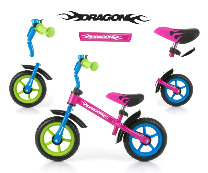 rowerek-biegowy-dragon-multicolor-stan-nowy