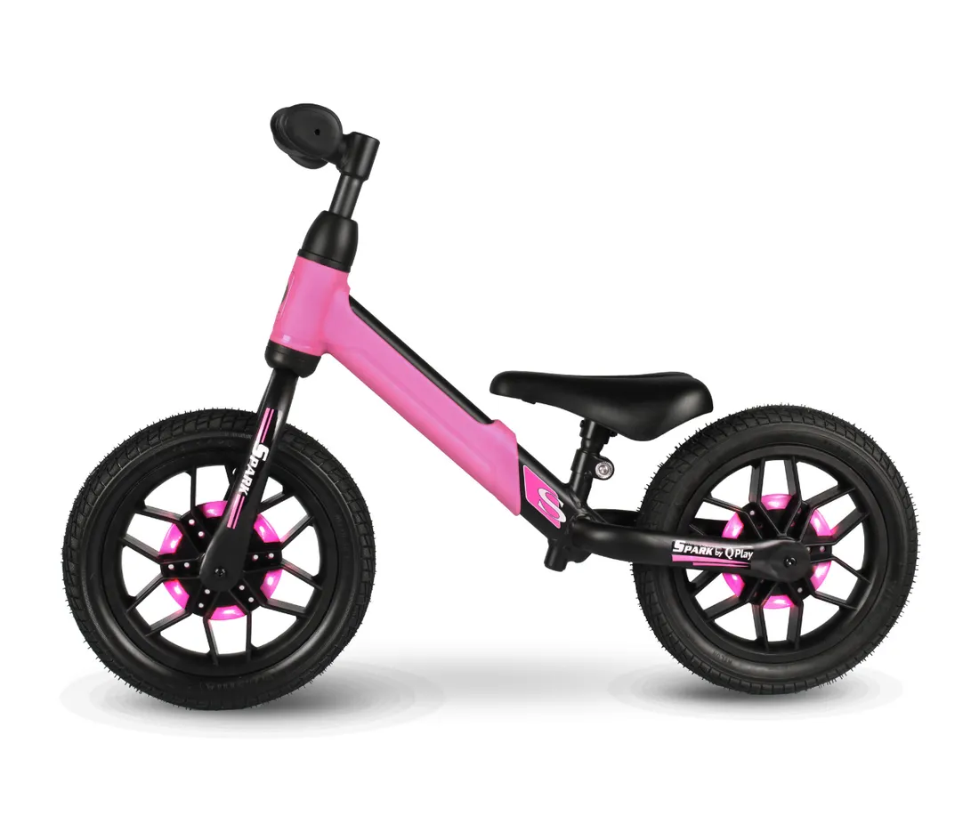 qplay-rowerek-biegowy-spark-pink-stan-nowy