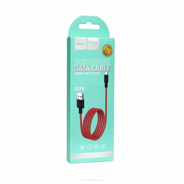 kabel-hoco-2a-micro-superior-x29-1m-czerwony