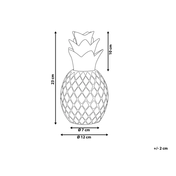 figurka-ananas-biala-tyana-stan-nowy