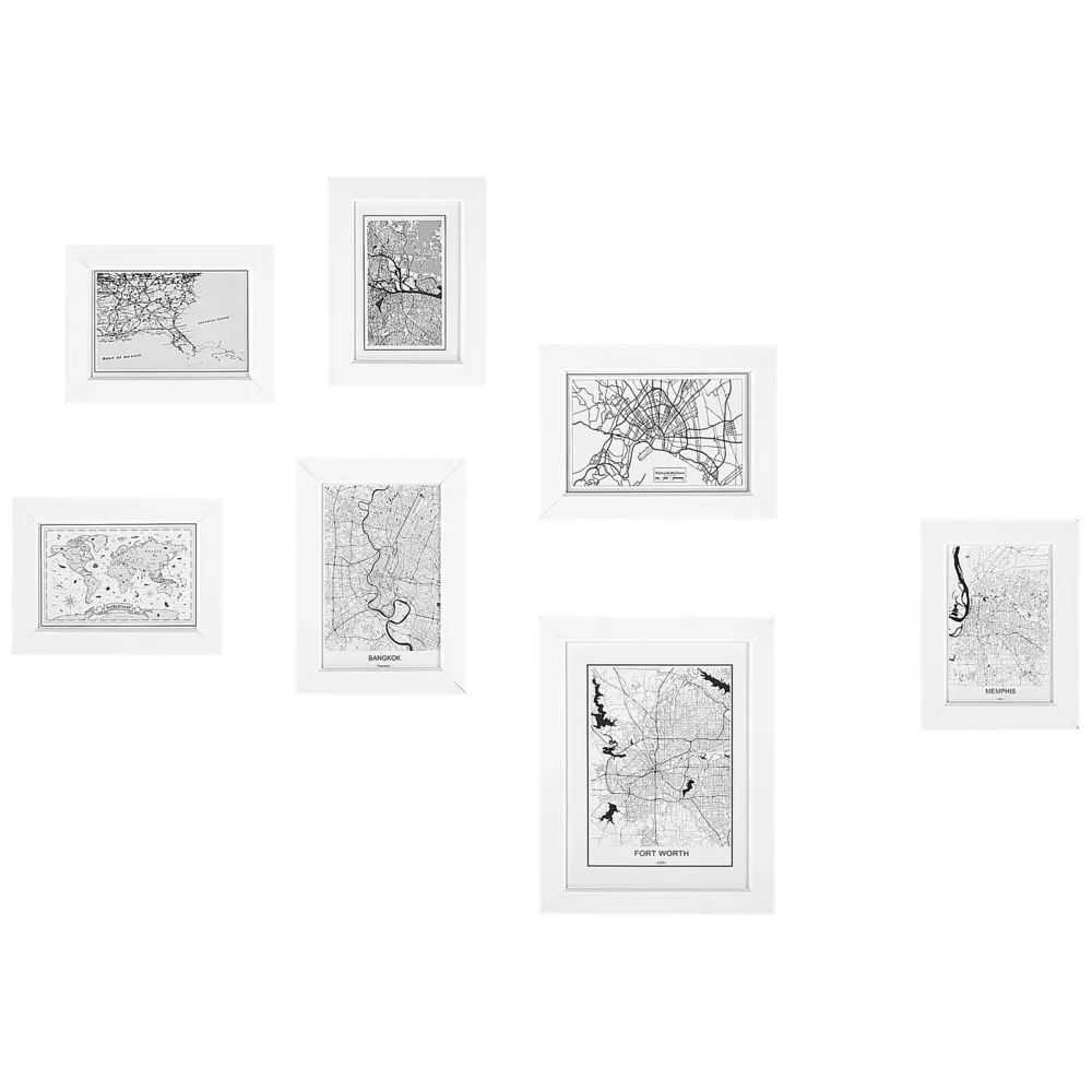 galeria-scienna-mapy-7-ramek-biala-denkoro