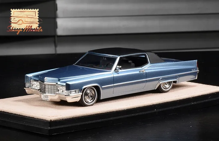 stamp-cadillac-coupe-deville-1969-niebieski