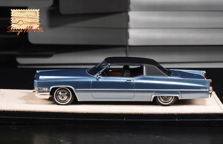 stamp-cadillac-coupe-deville-1969-niebieski