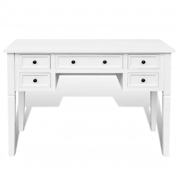 biurko-z-5-szufladami-biale-stan-nowy