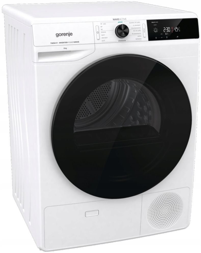 Suszarka Gorenje DE83/GID 8kg LED bęben WaveActive ERLI.pl