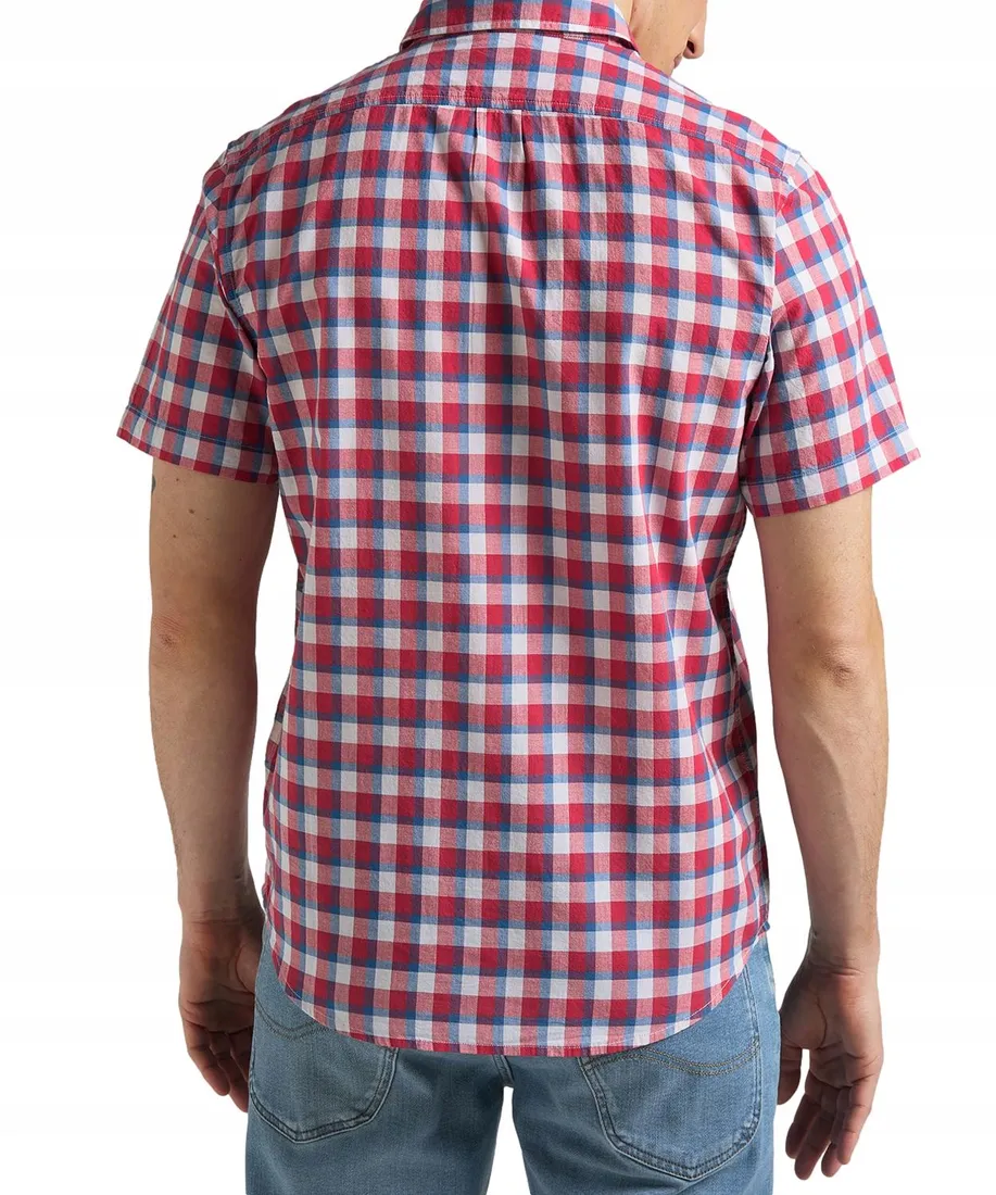 koszula-lee-ss-button-down-l886ofui-real-red-m