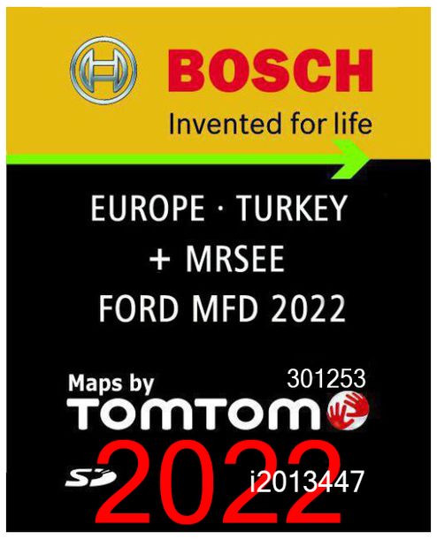 MAPA FORD MFD SYNC1 2022 B-MAX C-MAX FIESTA FOCUS KUGA - ERLI.pl