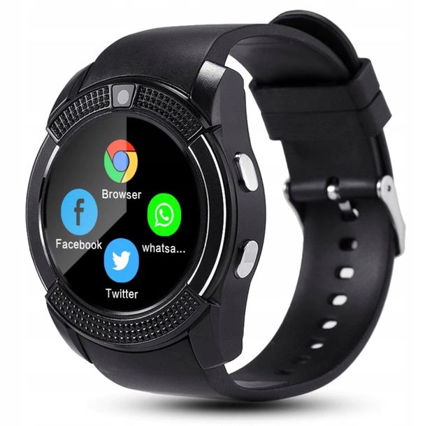 SMARTWATCH V8 ZEGAREK SMART WATCH PL KARTA SIM SD ERLI.pl