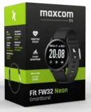 smartband-maxcom-fit-fw32-neon-czarny-stan-nowy