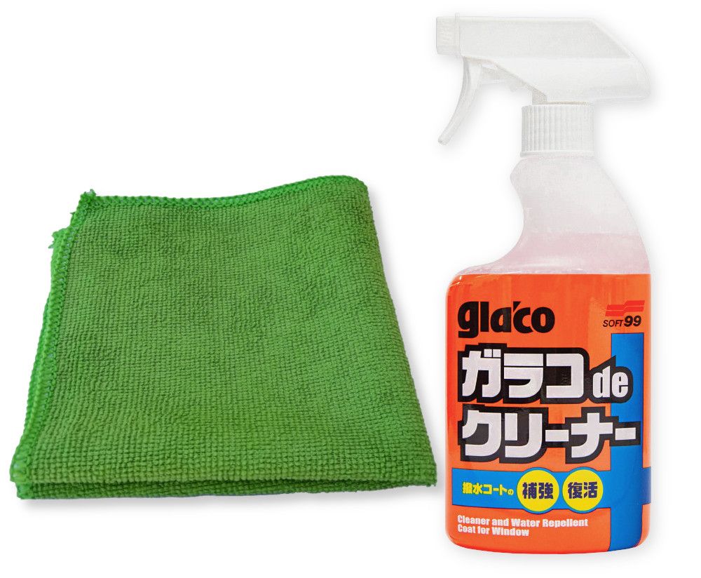Soft99 Glaco De Cleaner - Water repellent window cleaner 400ml