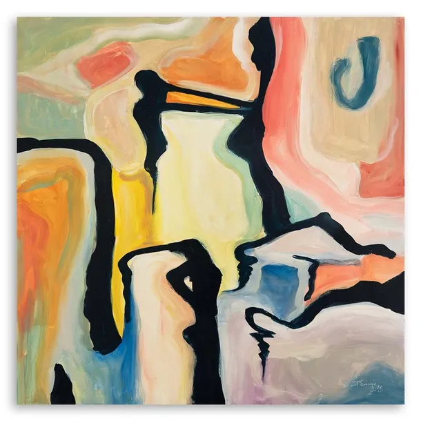 obraz-na-plotnie-abstrakcja-postac-akwarela-30x30-stan-nowy