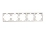 basic-ramka-na-5-modul-bmr5-11-bialy-simon