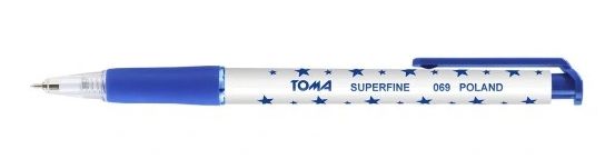 Toma, Długopis gwiazdki, automatyczny, niebieski