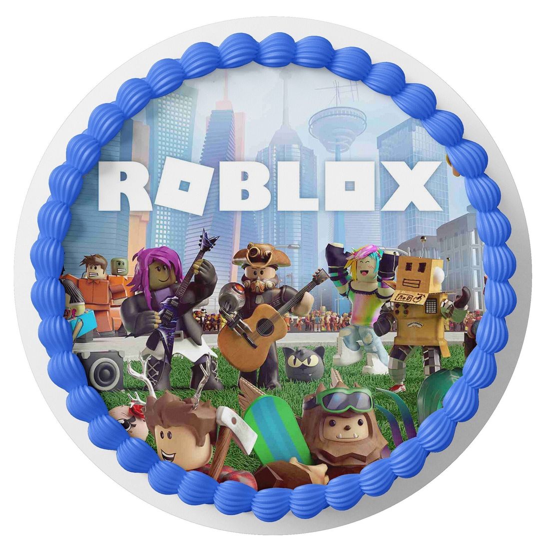 OPŁATEK NA TORT ROBLOX + NAPIS GRATIS - ERLI.pl