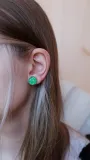 kolczyki-sztyfty-glitter-green-motyw-kolko