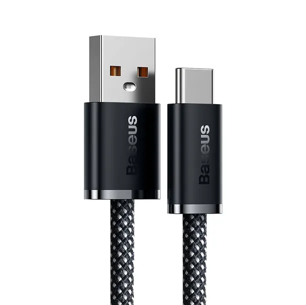 kabel-usb-do-usb-c-baseus-dynamic-series-100w-2m-czarny-waga-z-opakowaniem-0-3-kg-stan-nowy